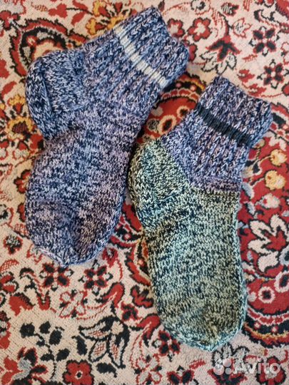 Шерстяные носки ручной работы