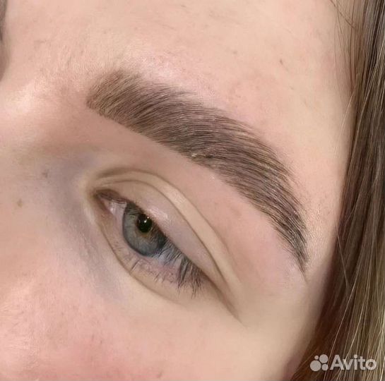 Ламинирование ресниц, оформление бровей