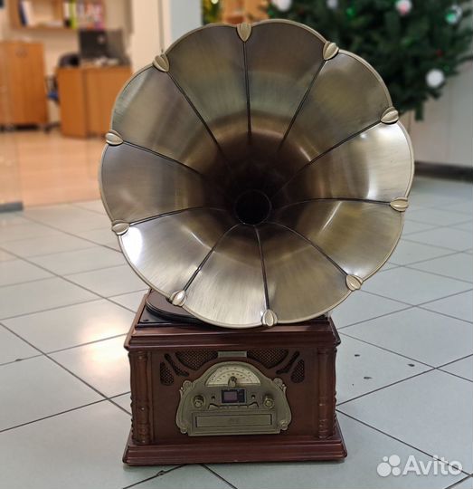 Музыкальный центр Ретро граммофон Antique AEW-411