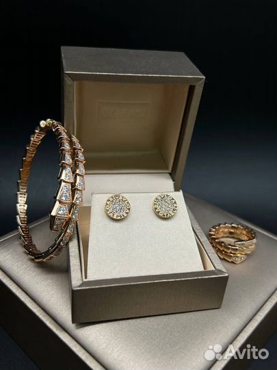 Колье Браслет Серьги Кольцо Bvlgari