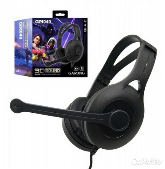 Игровые наушники GM040 (черный)