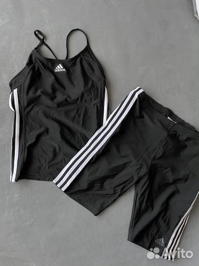 Спортивные топ и велосипедки адидас