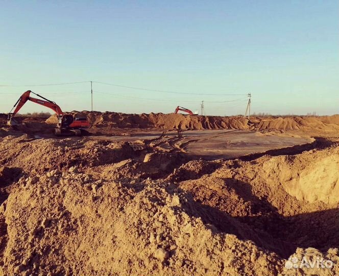 Песок карьерный