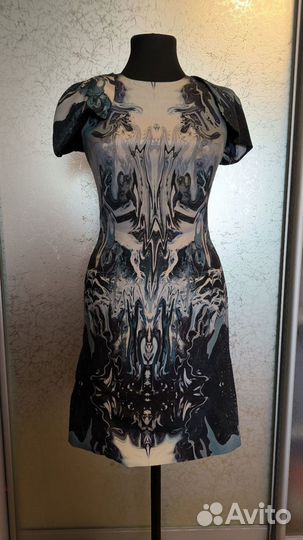 Платье из шёлка McQueen оригинал