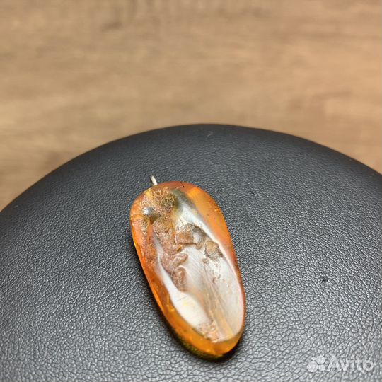 Винтажный Янтарный Камень Ретро