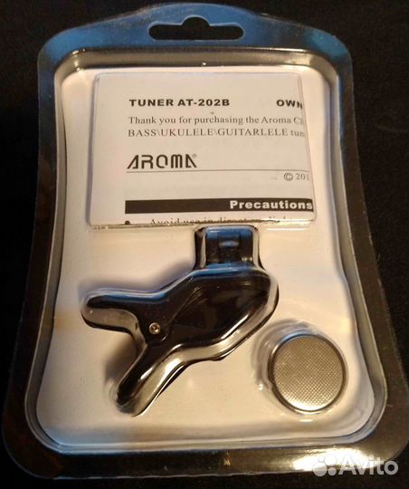 Тюнер для настройки гитары, баса, укулеле