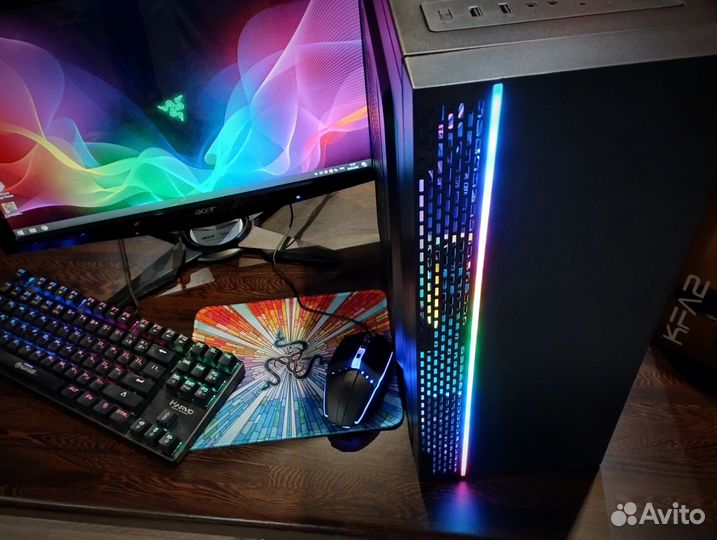 Intel 8/16 ядер, 16озу, RX470 4gb, ssd. Игровой пк