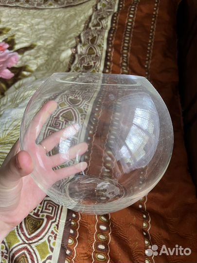 Аквариум для рыбок круглый