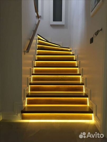 Лестница на второй этаж под ключ