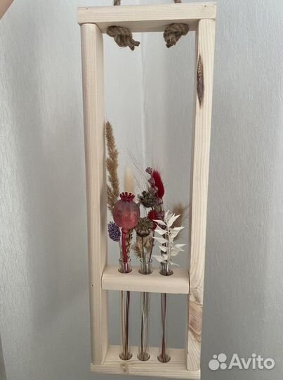 Цветы сухоцветы в колбе, композиции из сухоцветов