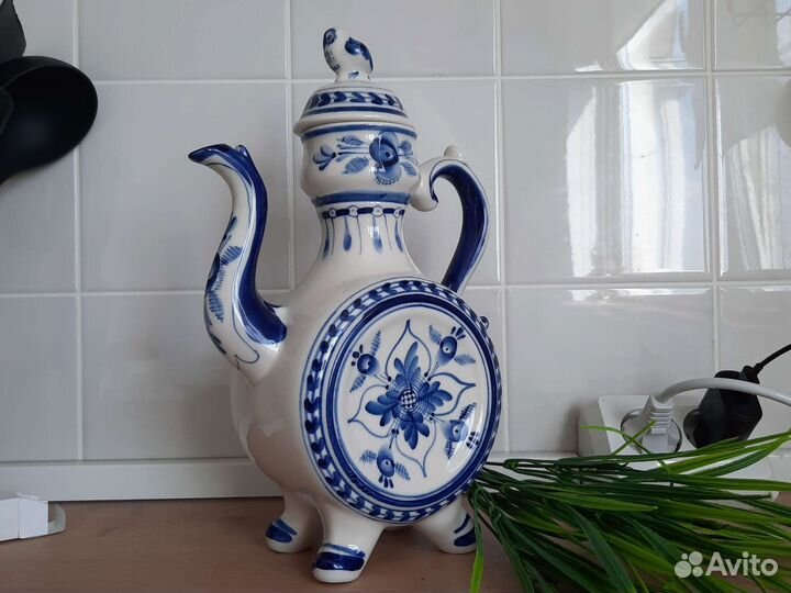Винтажный Чайник гжель СССР