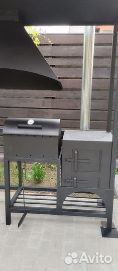Мангал с крышей