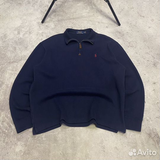 Свитер 1/4 zip Polo Ralf Lauren vintage freed old