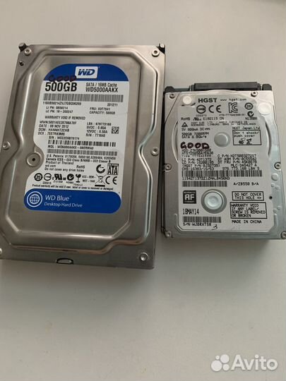 Жесткие диски на 500gb