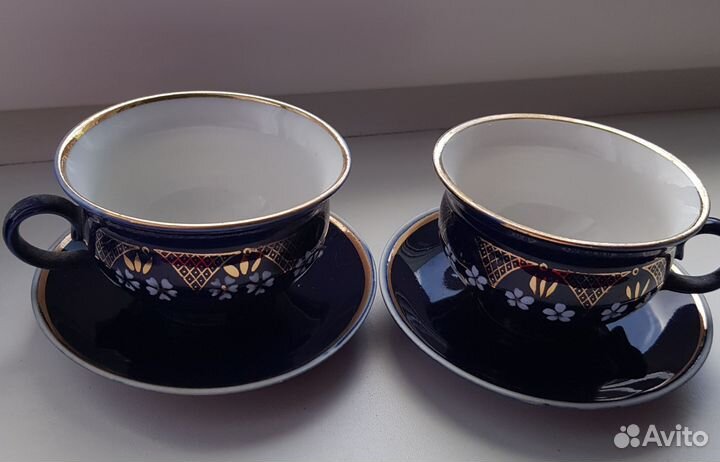 Кофейный сервиз фарфор СССР. Бронь