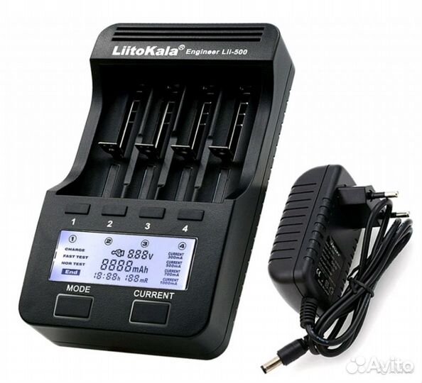 Зарядное устройство LiitoKala Lii-500 на 4 Акк