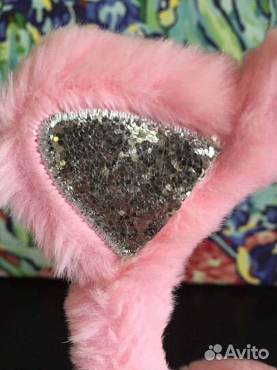 Мягкие зимние наушники с ушками