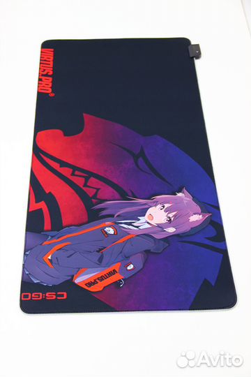 Большой игровой коврик с подсветкой Virtus Pro