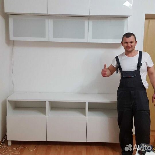 Сборка мебели. Сборка кухни. Сборка офисной мебели