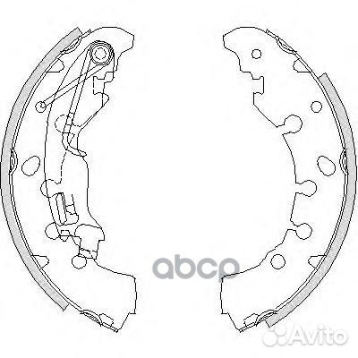 Колодки барабанные Opel/RH/ 416100 Road house