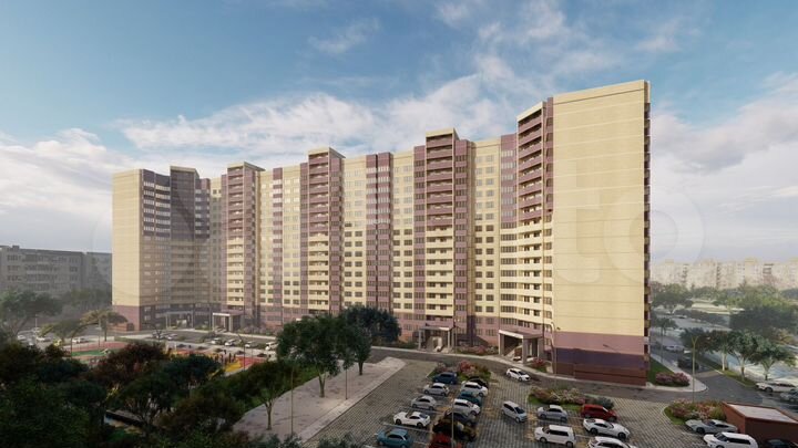 1-к. квартира, 53,3 м², 8/17 эт.