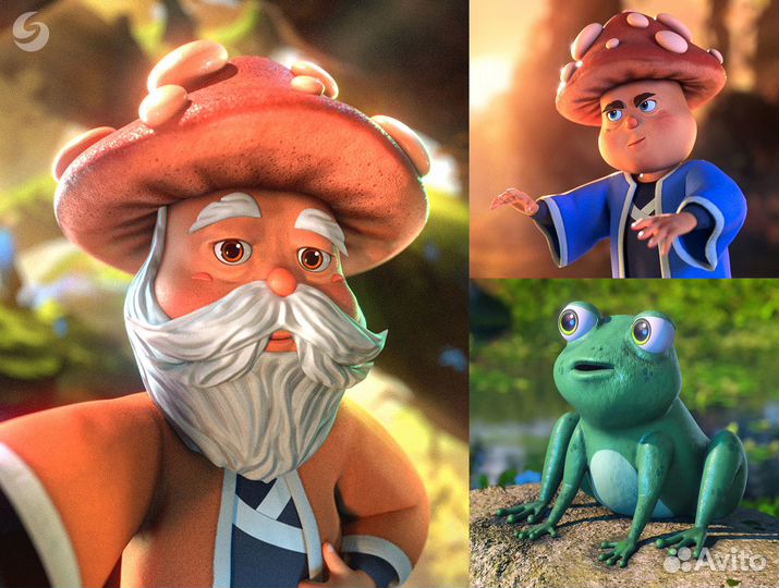 3D Моделирование Визуализация Анимация Мультфильм