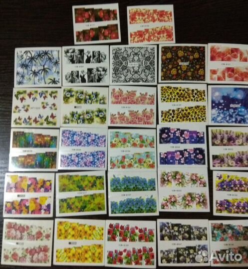 Наклейки для ногтей. Маникюр