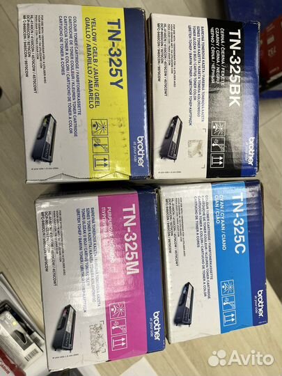 Картриджи Brother TN325C TN325M TN325Y TN325k