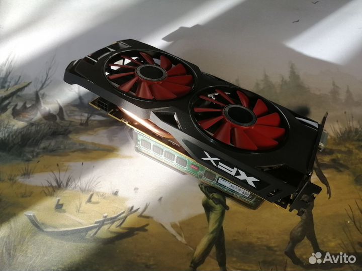 Видеокарта RX 470 на 8Gb видеопамяти - XFX