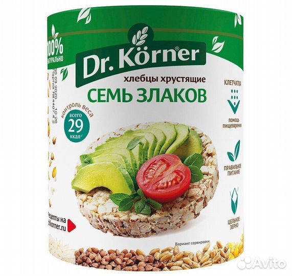 Хлебцы Dr. Korner 7 злаков 100 г