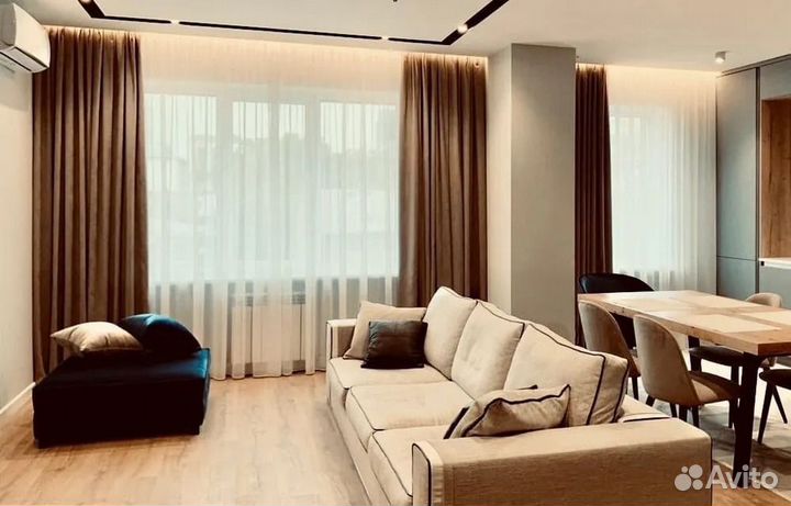 Штора из вуали молочного цвета 600х280