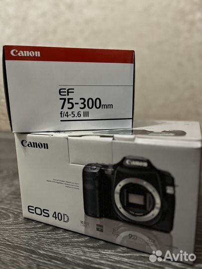 Зеркальный фотоаппарат canon 40D eos