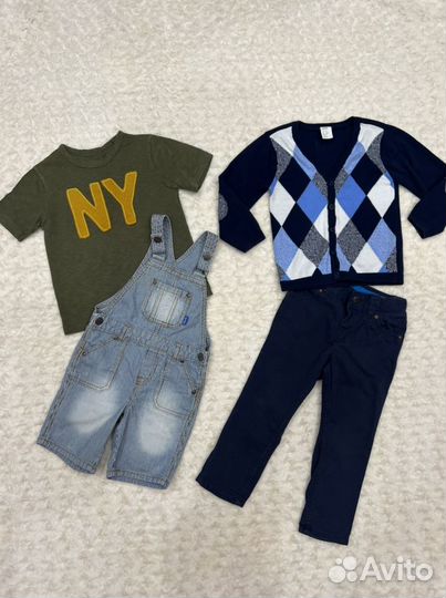 Кофта, брюки, комбинезон, футболка р.92 H&M