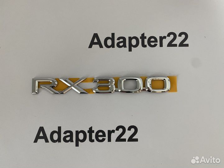 Эмблема надпись RX300 новая. Оригинал 2003-2005