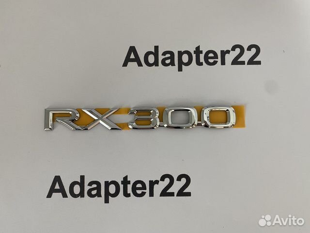 Эмблема надпись RX300 новая. Оригинал 2003-2005