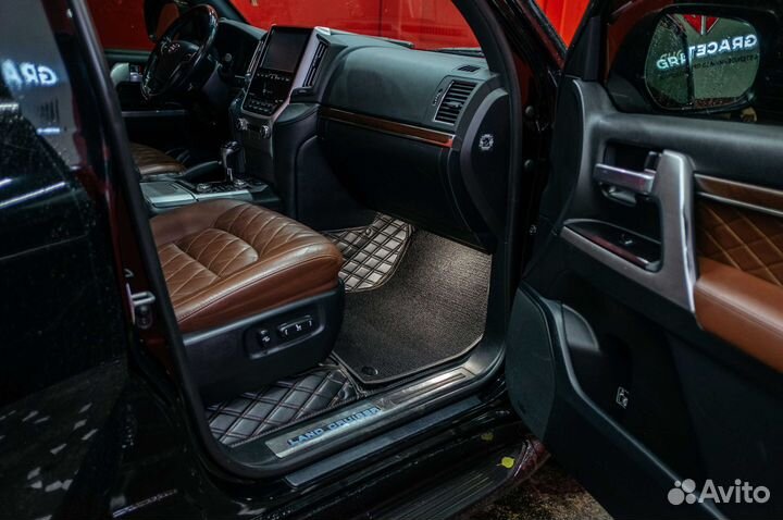 Ковры в салон для toyota land cruiser