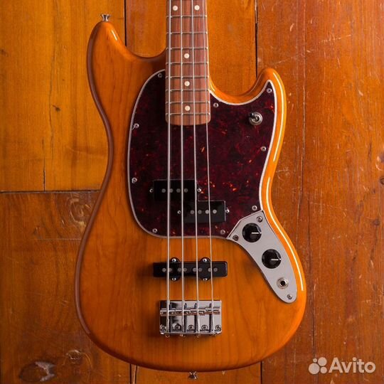 Fender Player Mustang Bass PJ PF Aged Natural