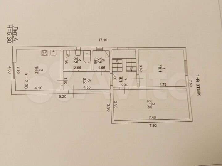 Дом 163,9 м² на участке 10 сот.