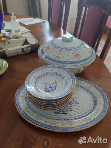 Столовый сервиз Китай, рисовое зерно