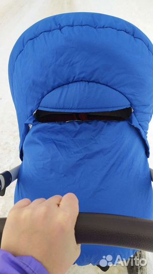 Утеплённый чехол на люльку