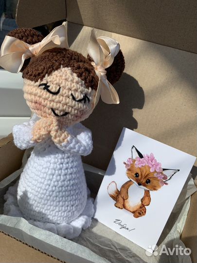 Вязаный Ангелочек ручной работы