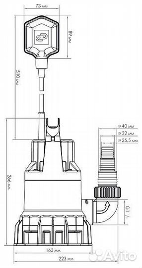 Насос погружной Джилекс «фекальник» 115/5