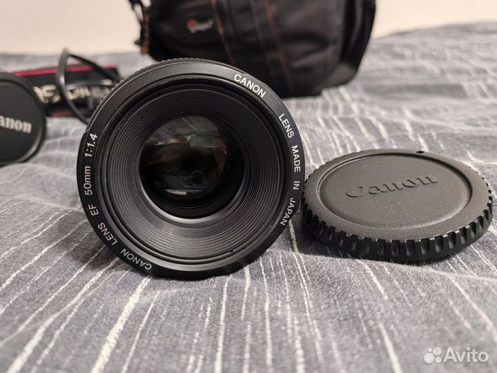 Фотоаппарат Canon 500d kit + объектив 50mm 1/4