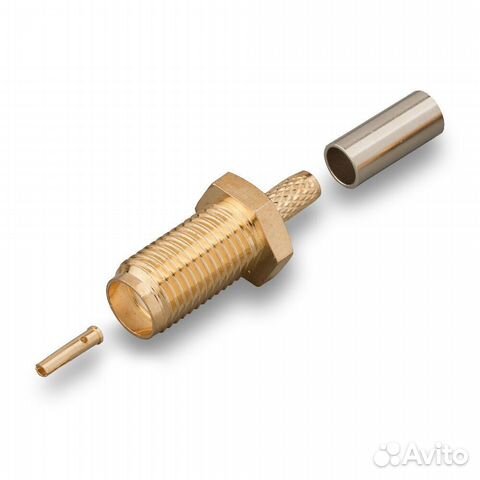 Разъем sма(female) - RG174, RG316 обжимной