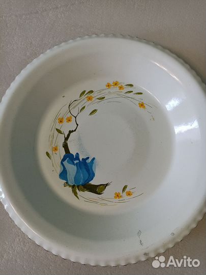 Эмалированное блюдо СССР