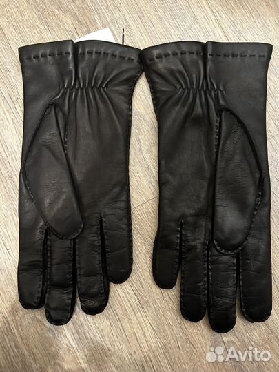 Перчатки мужские кожаные