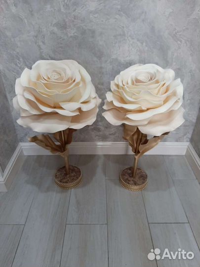 Ростовые цветы светильники ручной работы