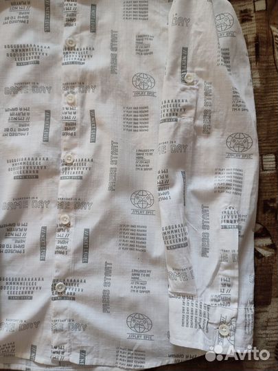 Рубашка рост 134-140