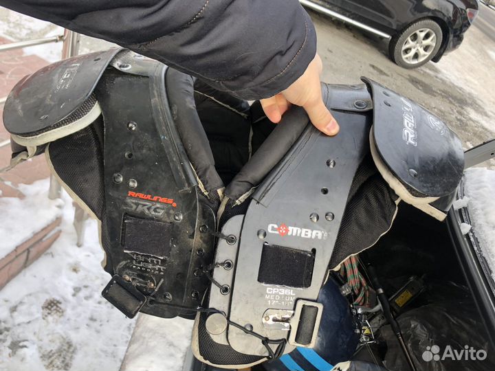 Шлем и каркас для американского футбола,щитки