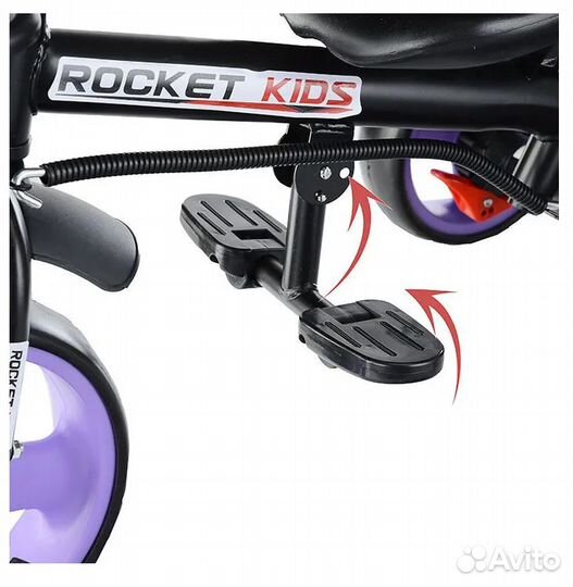 Велосипед 3 х колесный, ручка, козырек, тормоз